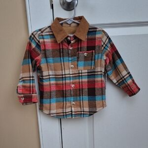 Old Navy Multicolor Plaid Baby Shirt